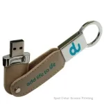 USB Flash Drives with Key Holder and Leather Cover